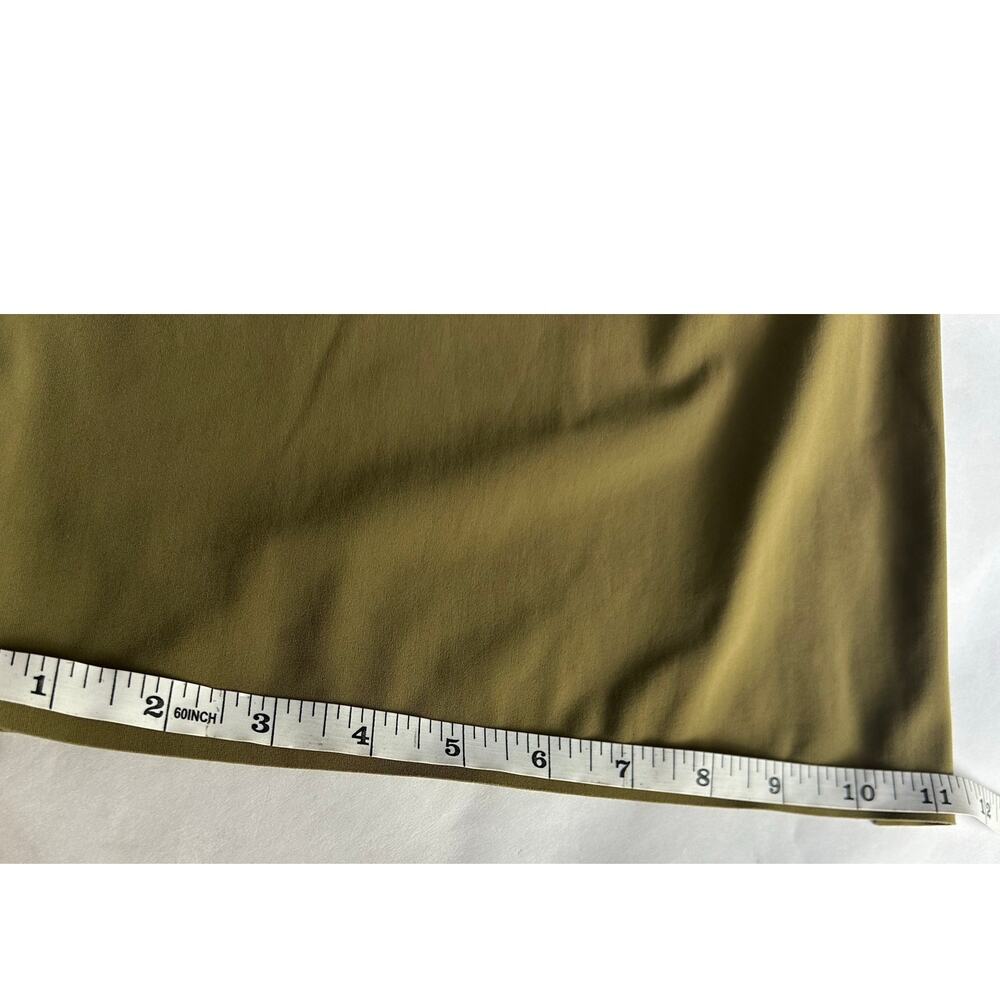 Athleta Cosmic Wide Leg Pant 10P Acacia Olive Green High Rise Travel Slacks EUC - Picture 11 of 11